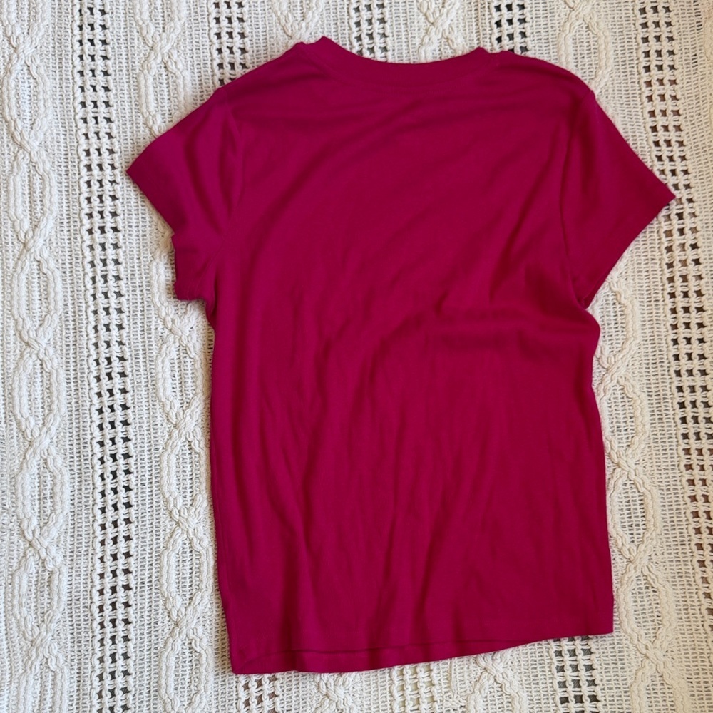 a new day Women's Short Sleeve Tee - Fuchsia - Picture 8 of 10